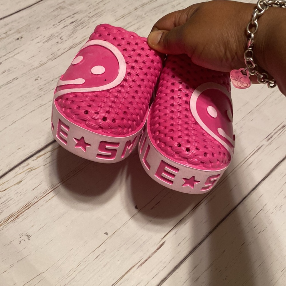 SMILE & SMILE WOMEN CROCS SHOES SIZE 38 LIKE SIZE US 7 PINK COLOR l - Picture 7 of 8